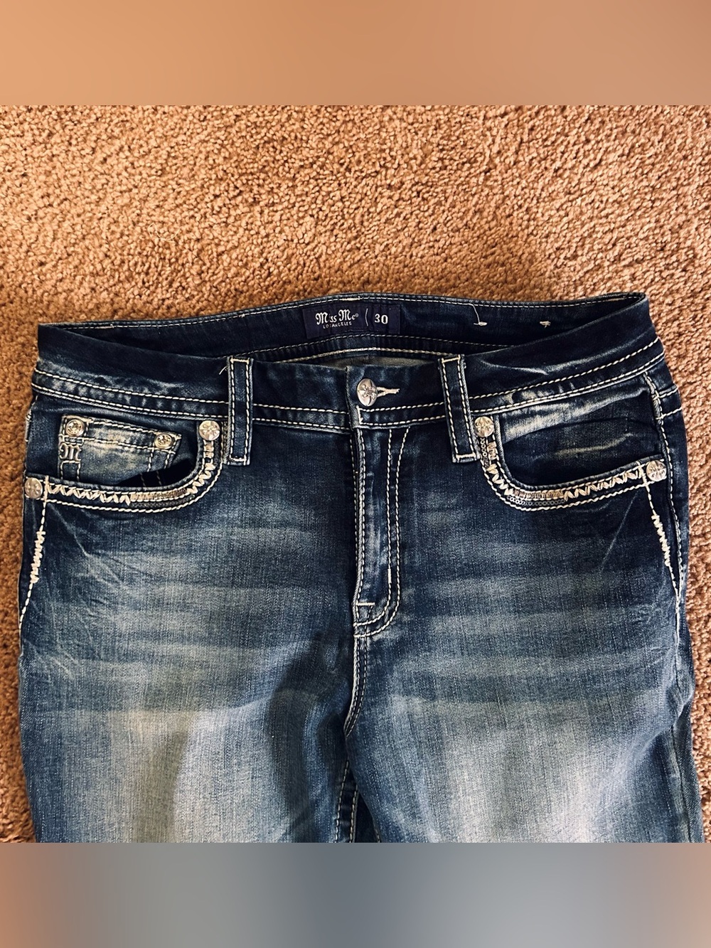 Miss Me Embroidered Bootcut Jeans | Size: 30 - Picture 5 of 5